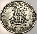 Anglia UK 1 szyling shilling 1936 Jerzy V George SREBRO