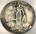 Anglia UK floren florin 1910 Edward VII SREBRO