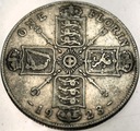 Anglia UK floren florin 1923 Jerzy V George SREBRO