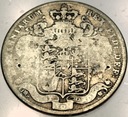 Anglia UK pół korony half crown 1824-1829 Jerzy IV George SREBRO