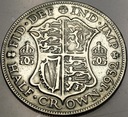 Anglia UK pół korony half crown 1932 Jerzy V George SREBRO