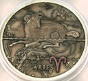Znaki zodiaku 2013 Baran Aries Mennica SREBRO tampondruk