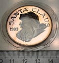 medal 1993 Święty Mikołaj Santa Claus 1 uncja oz SREBRO