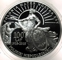 medal 2019 Polonia Mater Nostra Est 100 lat polskiej niepodległości SREBRO