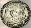 Niemcy 2 marki Reichsmark 1937 A Hindenburg SREBRO