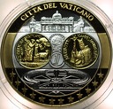Wspólna Waluta Euro CITTA DEL VATICANO Watykan 40 mm SREBRO