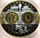 Wspólna Waluta Euro DEUTSCHLAND Niemcy 40 mm SREBRO