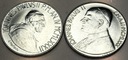 zestaw 2 x Watykan 100 lir 1980 1983 Jan Paweł II