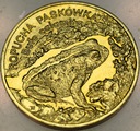 2 zł złote 1998 Ropucha paskówka Zwierzęta Świata