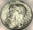 5 zł złotych 1934 Głowa Kobiety Polonia Jadwiga Babka SREBRO