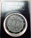 Tokelau 5 dolarów 2022 Waga Libra Znaki Zodiaku uncja 1 oz SREBRO