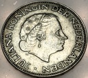 Holandia 2 1/2 Guldena 1959 SREBRO