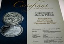 Talar toruński Zygmunta III Wazy Najcenniejsze Monety Polskie SREBRO
