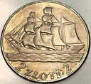 2 zł złote 1936 Żaglowiec SREBRO