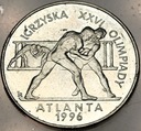 2 zł złote 1995 Atlanta 1996 Zapasy Igrzyska Olimpiady
