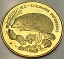 2 zł złote 1996 Jeż Jeże Zwierzęta Świata