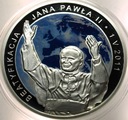 20 zł złotych 2011 Beatyfikacja Jana Pawła II SREBRO