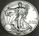 USA 1 dolar dollar 2011 American Silver Eagle uncja 1 oz SREBRO