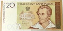 2009 20 zł złotych Juliusz Słowacki banknot kolekcjonerski