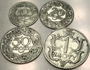 zestaw 10 gr 20 gr 50 gr 1 zł 1923 1929 NIKIEL II RP