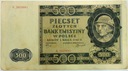 1940 500 zł Pięćset Złotych seria A Góral