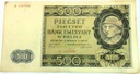 1940 500 zł Pięćset Złotych seria B Góral