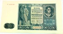 1941 50 zł Pięćdziesiąt Złotych Seria E (nr 1)