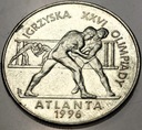 2 zł złote 1995 Atlanta 1996 Zapasy Igrzyska Olimpiady