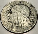 5 zł złotych 1933 Głowa Kobiety Polonia Jadwiga Babka SREBRO
