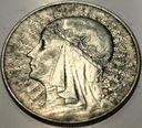 10 zł złotych 1933 Głowa Kobiety Polonia Jadwiga Babka SREBRO