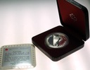 Kanada 1 dolar 1986 Vancouver 1886 CERTYFIKAT ETUI SREBRO
