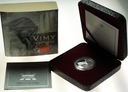 Kanada 5 centów 2002 Vimy 1917 I w.ś. Francja CERTYFIKAT ETUI SREBRO