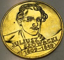2 zł złote 1999 Juliusz Słowacki