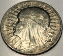 5 zł złotych 1933 Głowa Kobiety Polonia Jadwiga Babka SREBRO