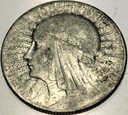5 zł złotych 1934 Głowa Kobiety Polonia Jadwiga Babka SREBRO