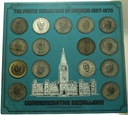 Kanada zestaw 15 medali 1970 Prime Ministers 1867-1970 Premierzy Kanady