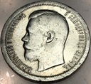 Rosja 50 kopiejek 1897 Mikołaj II SREBRO