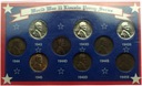 USA 9 monet 1 cent 1943-1945 World War II Lincoln Penny Series blister set