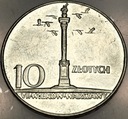 10 zł złotych 1966 MAŁA Kolumna Zygmunta Warszawa (nr 1)