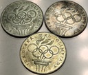LOT zestaw 3 x 200 zł 1976 Olimpiada Montreal SREBRO