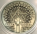 20 zł złotych 2009 GETTO 65 rocznica likwidacji Getta w Łodzi SREBRO