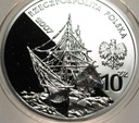 10 zł złotych 2007 Arctowski i Dobrowolski SREBRO ODKLEJONA CYRKONIA