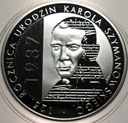 10 zł złotych 2007 Karol Szymanowski SREBRO