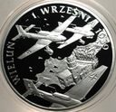 10 zł złotych 2009 Wieluń 1 września 1939 SREBRO