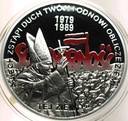 10 zł złotych 2009 Wybory 4 VI 1989 Solidarność Jan Paweł II SREBRO