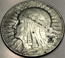 5 zł złotych 1933 Głowa Kobiety Polonia Jadwiga Babka SREBRO (nr 2)