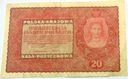 1919 20 Dwadzieścia Marek Polskich II Serja CM