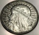 10 zł złotych 1932 Głowa Kobiety Polonia Jadwiga Babka SREBRO (nr 2)
