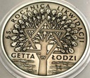 20 zł złotych 2009 GETTO 65 rocznica likwidacji Getta w Łodzi SREBRO