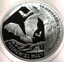 20 zł złotych 2010 Podkowiec Mały nietoperz Zwierzęta Świata SREBRO